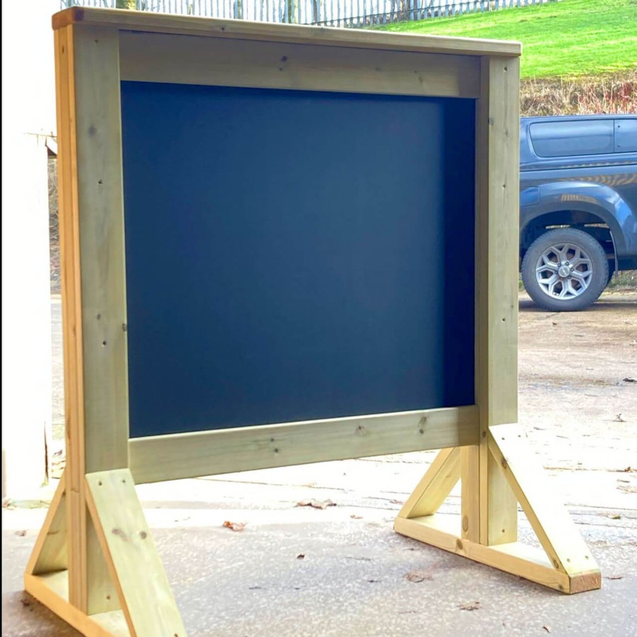 Outdoors Talking Turtle | Wooden Outdoor Chalkboard