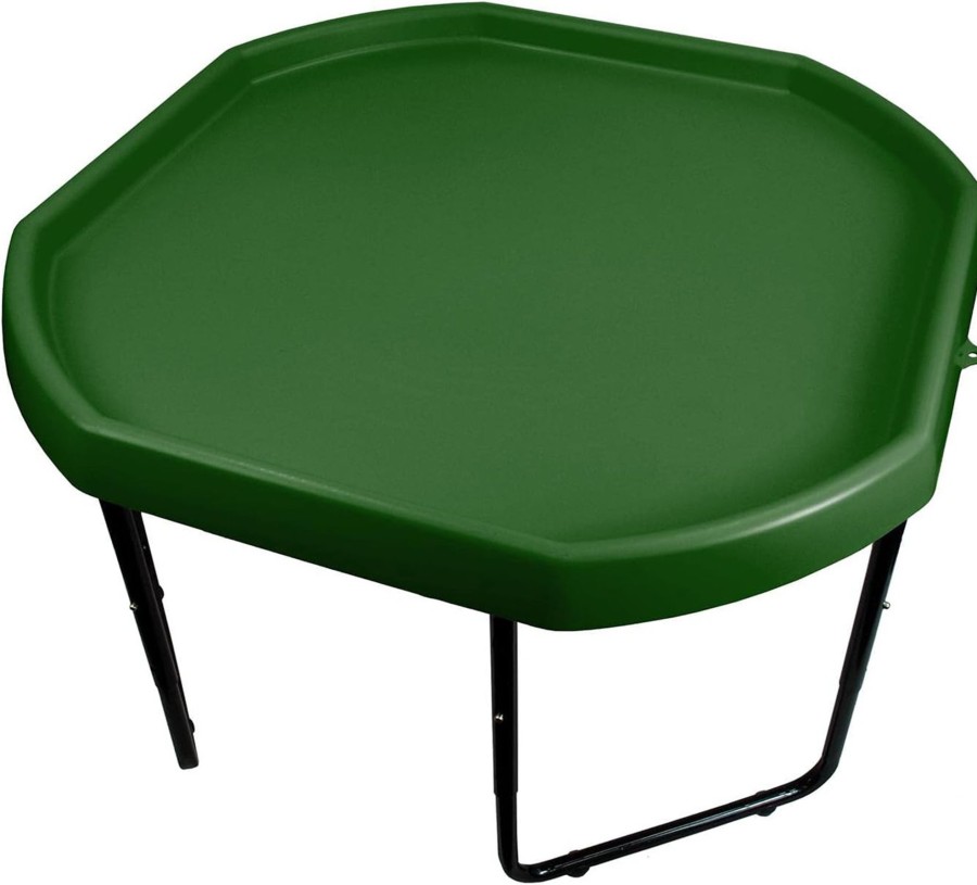 Messy Play Talking Turtle | Dark Green Tuff Tray And Stand - Height Adjustable